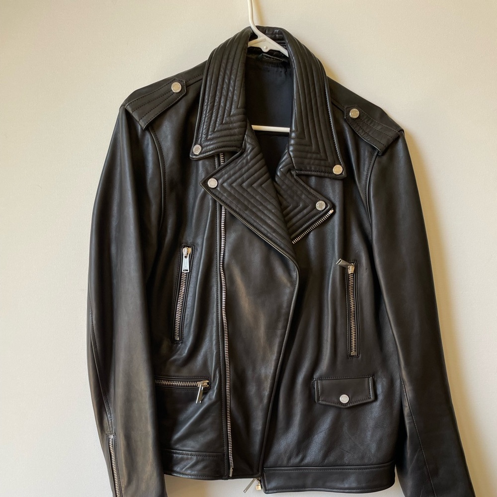 KENT AND CURWEN Leather Jacket
